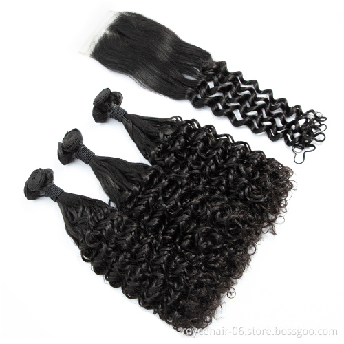 Royce Cheap 100% Cuticle Aligned Virgin Remy Indian Temple Human Hair Fumi Loose Weave Double Drawn Extensions in China